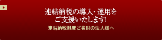 連結納税の導入・運用をご支援いたします！連結納税制度ご検討の法人様へ